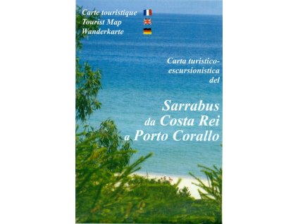 mapa Sarrabus, Costa Rei 1:30 t. (Sardínie)