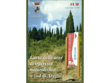 mapa Sud di Arezzo 1:25 t. (Sardínie)