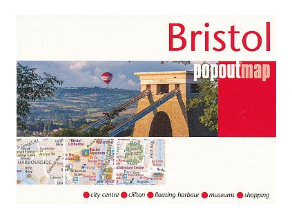 plán Bristol pop out map