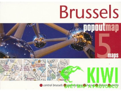 plán Brussels pop out map