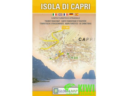 mapa Isola di Capri 1:7,5 t.