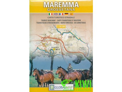 mapa Maremma,Grossetana 1:130 t.