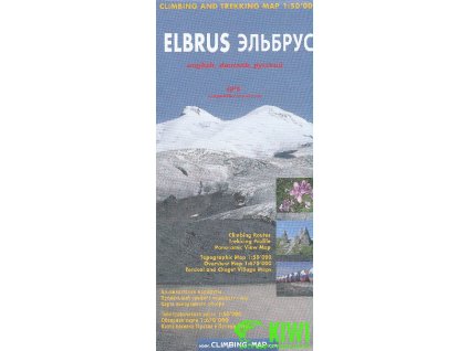 mapa Elbrus 1:50 t. climbing and trekking