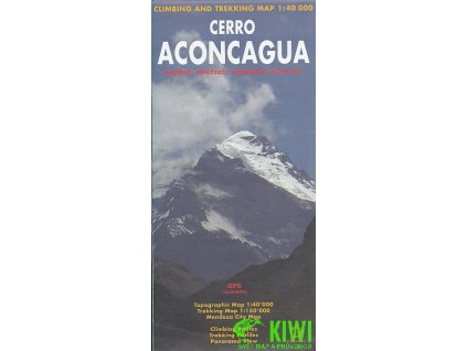 mapa Aconcagua Cerro 1:40 t.-1:150 t.