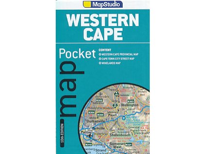 mapa Western Cape pocket 1:1,5 mil.