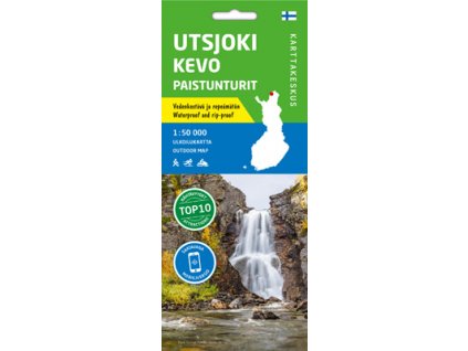 mapa Utsjoki-Kevo 1:50 t.