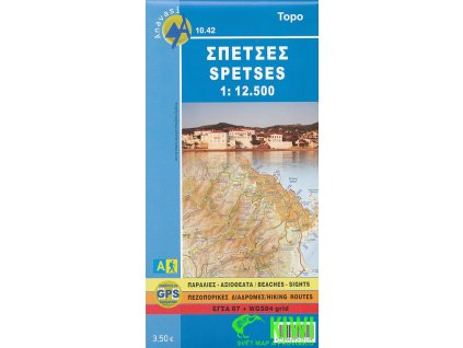 mapa Spetses 1:12,5 t. voděodolná