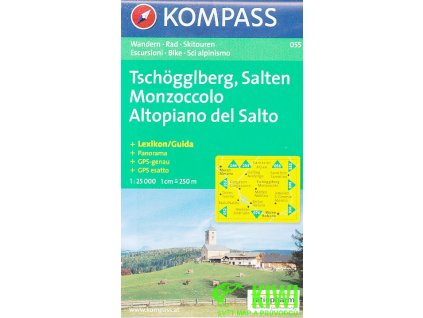 Tschogglberg/Monzoccolo-Salten/A. Salto 1:25 t., německy +