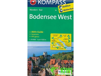 Bodensee West 1a 1:50 t. laminovaná