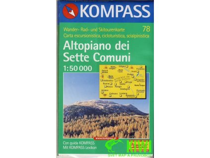 Asiago-Altopiano dei Sette Comuni 1:50 t.