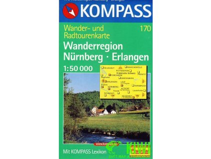 Wanderregion Nurnberg-Furth-Erlangen 1:50 t.