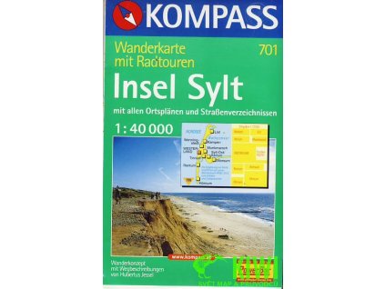 Sylt mit Stadtplanen 1:40 t./ 1:17,5 t.