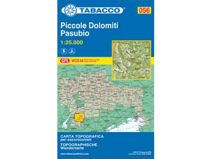 Piccole Dolomiti, Pasubio (Tabacco - 056)