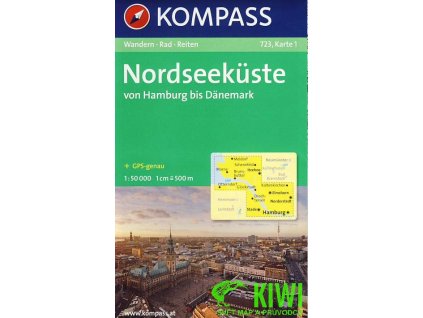 Nordseeküste von Hamburg bis Dänemark 1:50 t.