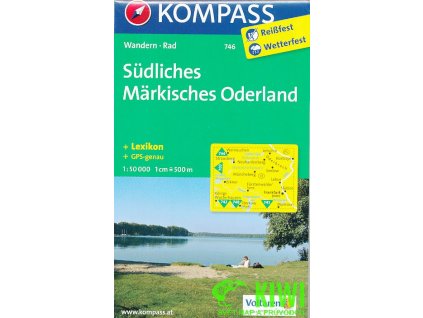 Sudliches Markisches Oderland 1:50 t. laminovaná