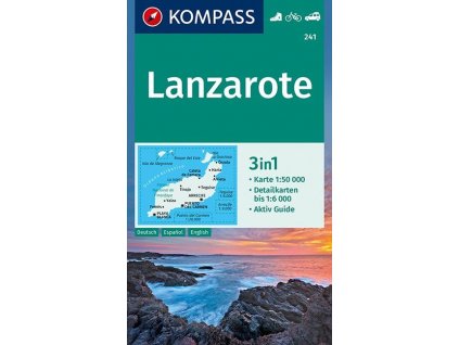 Lanzarote, turistická mapa (Kompass - 241)