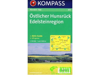 Ostlicher Hunsruck, Edelsteinregion 1:50 t.