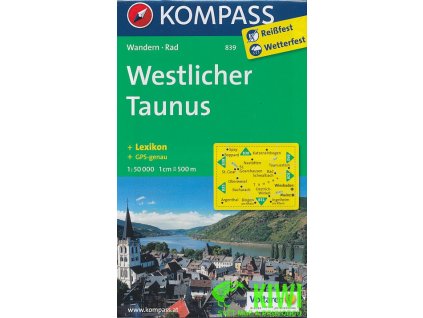 Westlicher Taunus 1:50 t. lamino