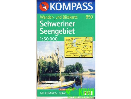 Schweriner Seengebiet 1:50 t.