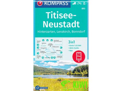 Titisee-Neustadt, Hinterzarten, Lenzkirch, Bonndorf 1:25 t
