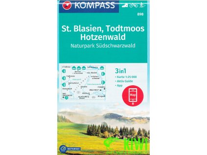 St.Blasien,Todtmoos,Hotzenwald, Südschwarzwald 1:25 t., la