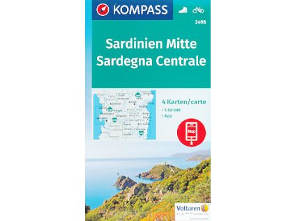 Sardinie Mitte (Sardínie-střed) 1:50 t. (4 mapy)