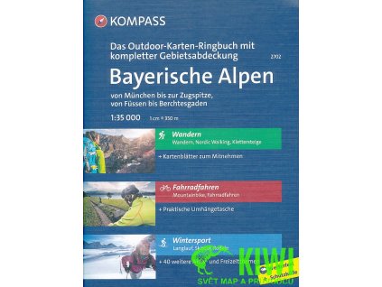 Bayerische Alpen 1:35 t. turistický