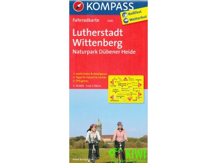 Lutherstadt Wittenberg 1:70 t. laminovaná