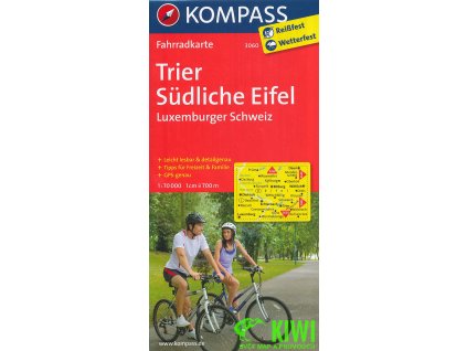 Trier,Sudliche Eifel 1:70 t. laminovaná