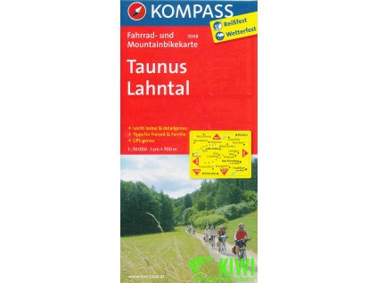 Taunus,Lahntal 1:70 t. laminovaná