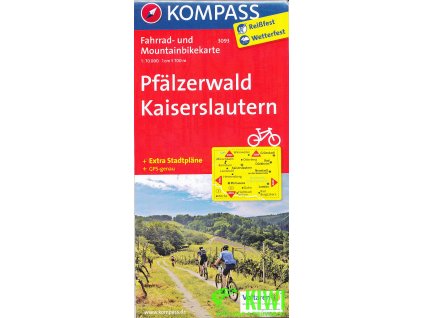 Pfalzerwald,Kaiserslautern 1:70 t. laminovaná