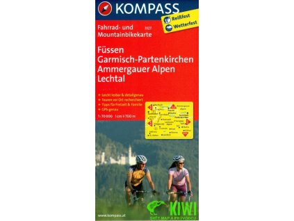 Fussen, Garmisch-Partenkirchen 1:70 t. voděodolná
