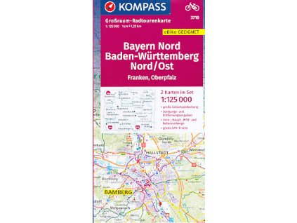 Bayern Nord,Baden-Wurttemberg 1:125 t.