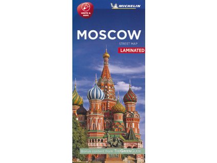 plán Moscow (Moskva) 1:12,5 t. laminovaný Michelin