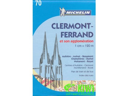 plán Clermont-Ferrand 1:12 t.