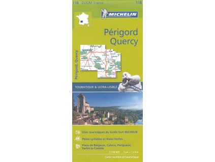 mapa Périgord, Quercy 1:150 t.