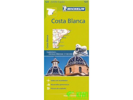 mapa Costa Blanca 1:130 t.