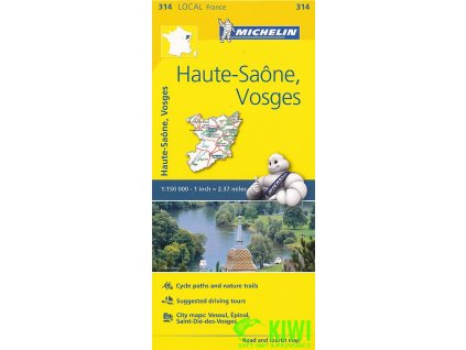 mapa Haute-Saone,Vosges 1:150 t.