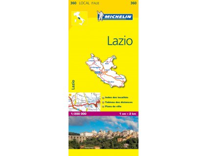 mapa Lazio 1:200 t.