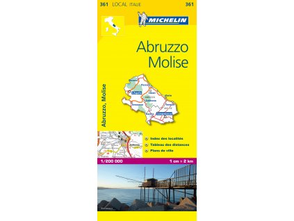 mapa Abruzzo, Molise 1:200 t.