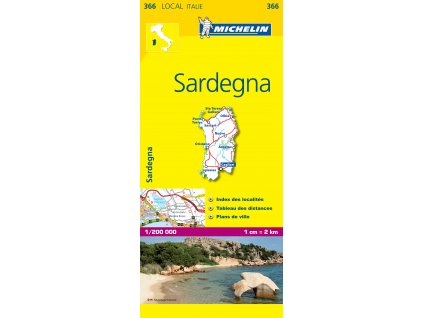 mapa Sardegna 1:200 t.