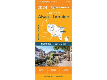 mapa Alsace, Lorraine 1:200 t.