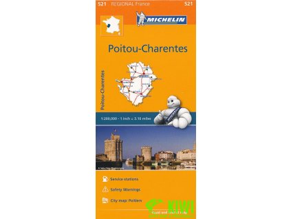 mapa Poitou Charentes 1:200 t.