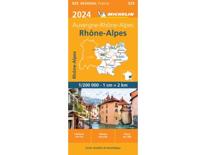 mapa Rhone Alpes 1:200 t.