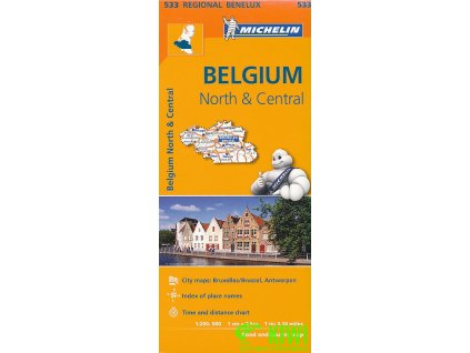 mapa Belgique nord et centre 1:200 t.