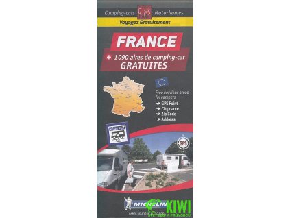 mapa Camping Cars France 1:1 mil