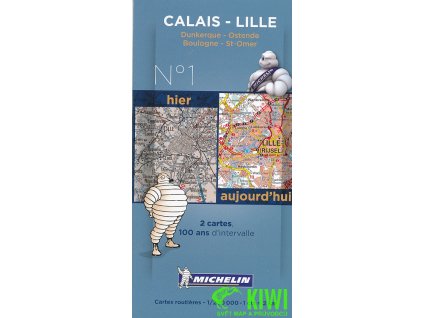 soubor map Calais-Lille 1:200 t. historie a současnost