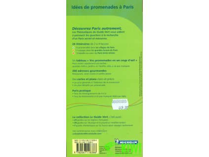 průvodce Idées de promenades a Paris francouzsky