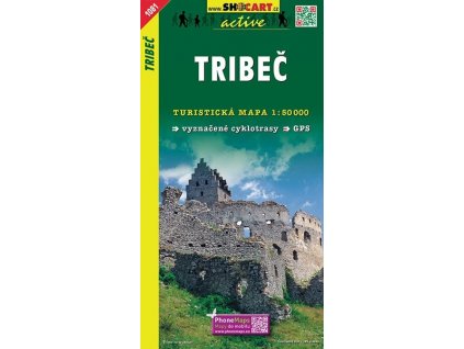 Tríbeč - turistická mapa (shocart č.1081)