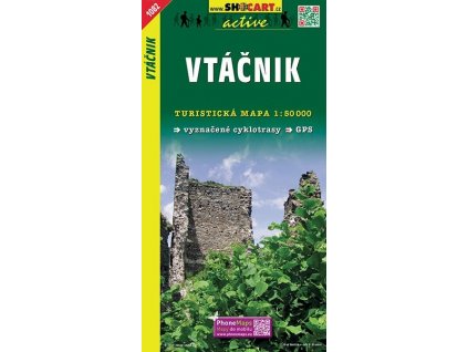 Vtáčnik - turistická mapa (shocart č.1082)